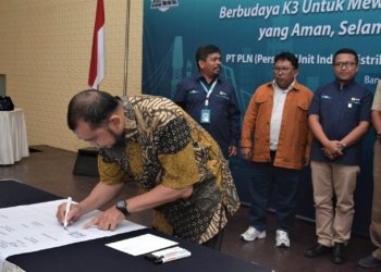 Jalankan Core Value AKHLAK BUMN, PLN UID Kalselteng Gelar Forum K3 Mitra Kerja