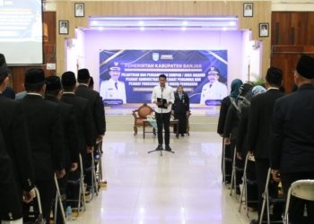 116 Orang ASN Lingkup Pemerintah Kabupaten Banjar Dilantik