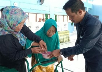 Ratusan Lansia di Panti Sosial Gunakan Hak Pilihnya