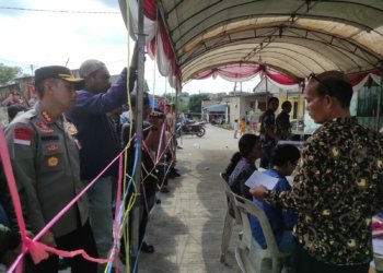 Polresta Barelang Amankan Pemungutan Suara Ulang Di TPS 36 Sungai Lekop Batam