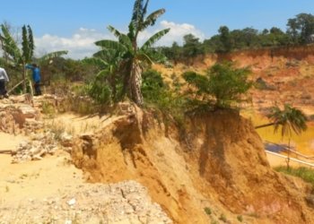Tim Terpadu Kota Batam Tertibkan Tambang Pasir Ilegal Di Kawasan Hutan Lindung