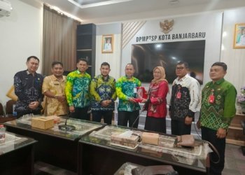 Pemkab Kotabaru Studi Komparasi ke Pemkot Banjarbaru