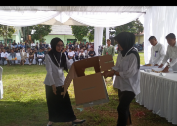 KPU Kabupaten Banjar Lakukan Simulasi Pemungutan Suara