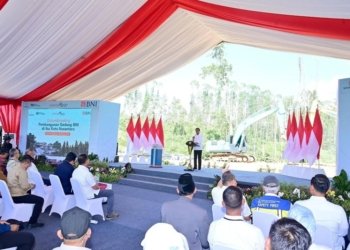 Presiden Jokowi Groundbreaking Kantor Perbankan di IKN, Tiga Bank BUMN akan Berdiri di Ibu Kota Baru