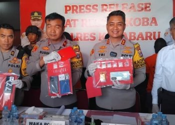 Polres Kotabaru Amankan Sabu 51,59 gram Selama Bulan Februari