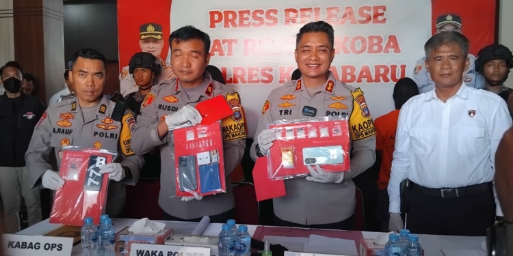 Polres Kotabaru Amankan Sabu 51,59 gram Selama Bulan Februari