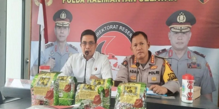 Polda Kalsel Sita 16 kg Sabu Periode Januari-Februari 2024