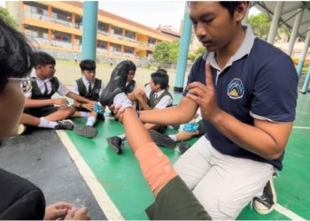Mahasiswa UMM Bekali Siswa SD Metode RICE