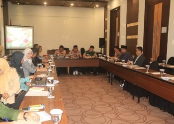 Jelang Penghitungan Suara, Dandim 1006 Banjar Bersama Polres Pengamanan Rapat Pleno KPU Kabupaten Banjar