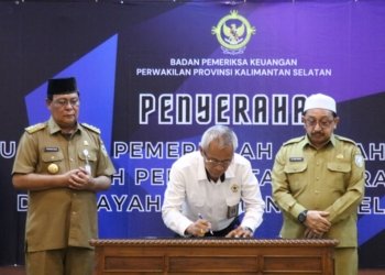 Wakil Bupati Kabupaten Banjar Serahkan LKPD Tahun Anggaran 2023