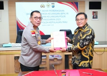 Kapolda Kepri Hadiri Giat Taklimat Akhir Audit BPK RI