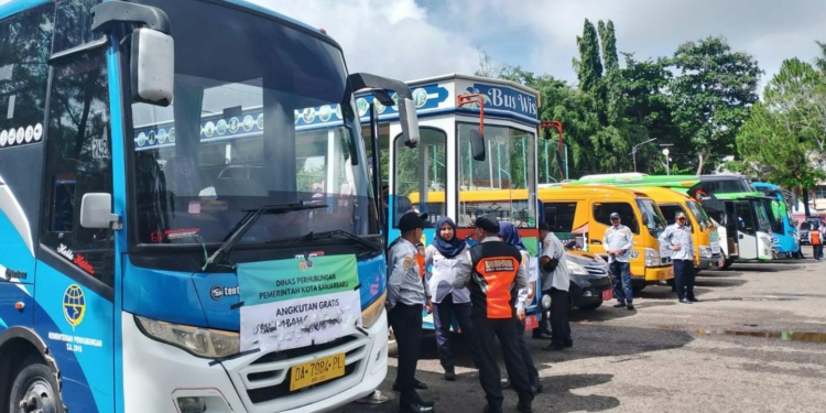 Tahun Ini Dishub Banjarbaru Siapkan 3 Bus Mudik Gratis