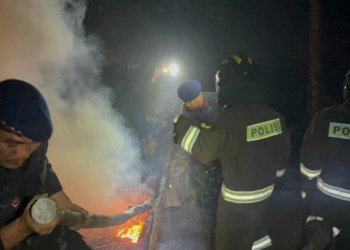 Berjibaku Hampir 3 Jam, Satbrimob Polda Kepri Berhasil Padamkan Karhutla
