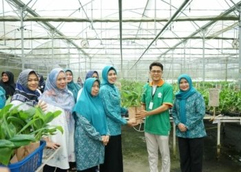 Pj Ketua TP PKK Provinsi Sumatera Utara Bersama Ketua TP PKK Asahan Kunjungi PT. Hijau Surya Biotechindo