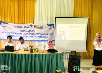 Dinsos P3AP2KB Kabupaten Banjar Gelar Sosialisasi Pendewasaan Usia Perkawinan