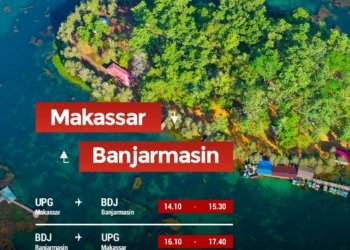 Lion Air Buka Rute Baru Banjarmasin-Makassar