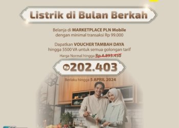 Promo Ramadan! PLN Tebar Diskon Tambah Daya Listrik Hingga 5.500 VA Hanya Rp202.403