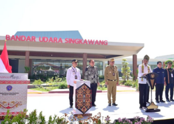 Presiden Jokowi Resmikan Bandara Singkawang