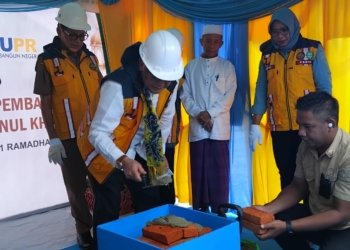 Peletakan Batu Pertama Rehab Total Masjid Agung Khusnul Khatimah