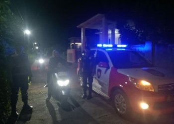 Polres Banjar Lakukan Patroli Untuk Ciptakan Keamanan Di Pemukiman Penduduk Saat Mudik Lebaran