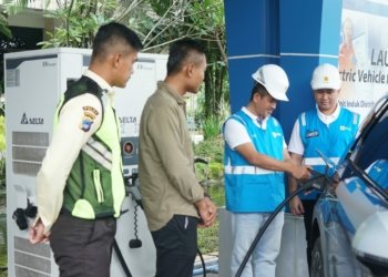 Pastikan Mudik Lebaran Berjalan Lancar, GM PLN Kalselteng Pantau Kesiapan Posko dan SPKLU