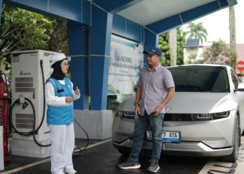 Meningkat 1.900 Persen, Penggunaan SPKLU Mobil Listrik di Kalimantan Kian Ramai