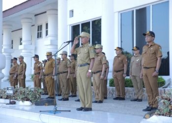 Sekda Hadiri Apel Siaga HBKN Jelang Idul Fitri 2024