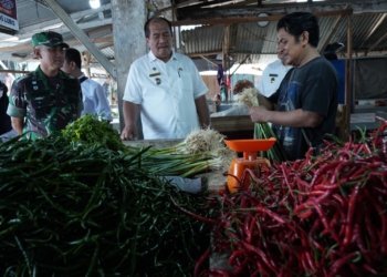Jelang Hari Raya Idul Fitri, Wakil Bupati Bersama Forkopimda Asahan Sidak Pasar Sejumlah Pasar