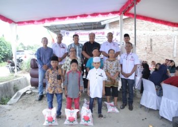 DPD IWO Indonesia Kabupaten Asahan Gelar Bhakti Sosial dan Halal Bihalal