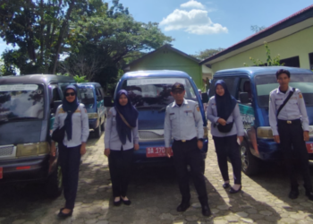 Dishub Banjarbaru Awasi Angkutan Pelajar Gratis