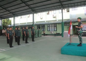 Upacara Kenaikan Pangkat Perwira, Bintara Dan Tamtama Kodim 1006 Banjar