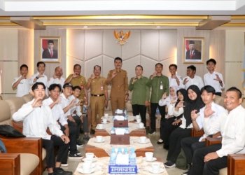 Duta Dan Kader Digital Audiensi Dengan Bupati Kabupaten Banjar Sebelum Bimtek