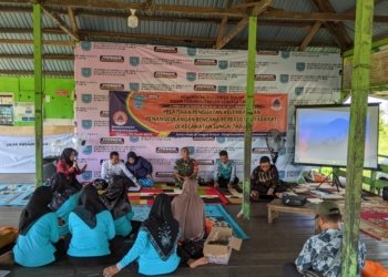 BPBD Kabupaten Banjar Lakukan Sosialisasi PBBM di Desa Abumbun Jaya: