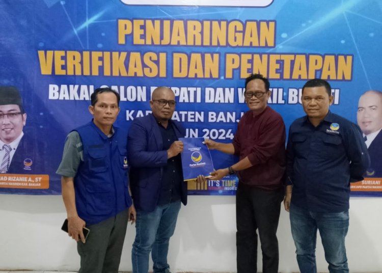 Ada 3 Bakal Calon Yang Mendaftar Diri Ke DPD NasDem Kabupaten Banjar