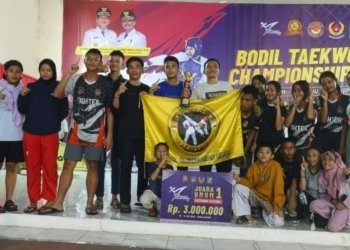 Badai Taekwondo Club Kisaran Raih Juara Umum 1 Kejuaraan Bodil Taekwondo Championship 2024