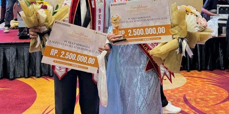 Dua Wakil Kotabaru Raih Juara Dalam Pemilihan Putra Putri Pariwisata Kalsel 2024
