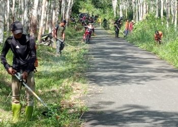 Cegah Penyakit Masyarakat, Personil Koramil Karang Intan Edukasi Keamanan Dan Kebersihan