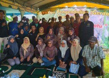Edukasi Sosialisasi Pengendalian Hama Tikus Untuk Petani Dihadiri Babinsa Martapura