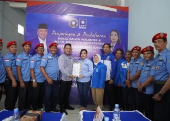 PAN Jadi Parpol Terakhir Abdi Kembalikan Berkas, Emilasari : Demokrat Koalisi Tingkat Provinsi menangkan Muhidin–Hasnuryadi