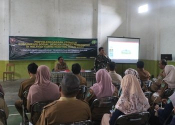 Satgas TMMD Sosialisasi ke Masyarakat di Wilayah Karang Bintang