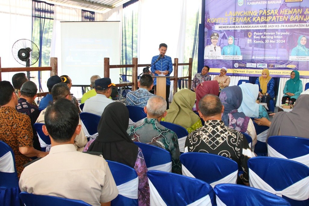 Pemerintah Kabupaten Banjar Launching Pasar Hewan Dan Juga Adakan Kontes Ternak