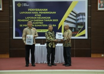 Pertahankan Opini WTP 7 Kali Berturut – Turut, Laporan Hasil Pemeriksaan LKPD Tahun 2023 Diterima Bupati Asahan