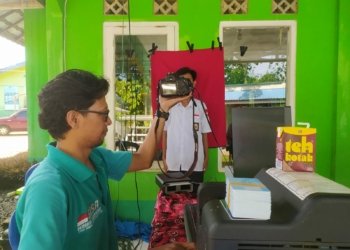 SMAN 1 Karang Intan Lakukan Perekaman KTP Dari Disdukcapil Kabupaten Banjar