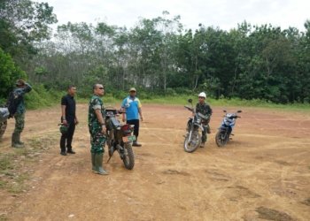 Tinjau Lokasi TMMD, Dandim Tanbu Pastikan Pelaksanaan Program Tepat Sasaran