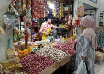 Fluktuasi Harga Sembako di Pasar Bauntung Banjarbaru, Bawang Merah Masih Mahal