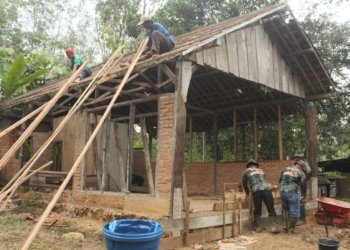 TMMD Kodim 1022/Tanah Bumbu Mulai Rehabilitasi Rumah Tidak Layak Huni