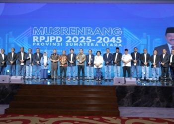 Wakil Bupati Asahan Ikuti Musrenbang RPJPD 2025-2045 Sumatera Utara