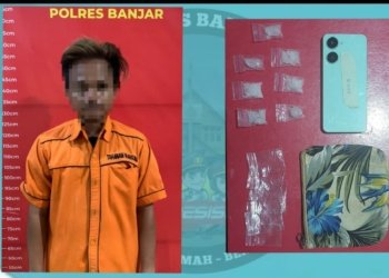 Satresnarkoba Polres Banjar Amankan Warga Kertak Hanyar Dan Temukan 5 Gram Sabu