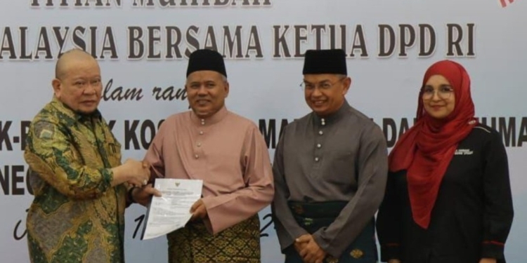 LaNyalla Nilai Kunjungan Delegasi Dari Malaysia Penting