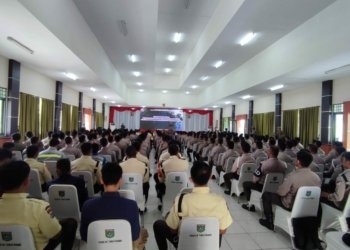 Ditjen Pothan Gelar Sosialisasi Rekrutmen Komcad Untuk Pertahanan Negara di Makodim 1022/Tanbu